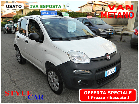 Autocarro Fiat PANDA 0.9 TWINAIR TURBO Natural Power POP 2 Posti VAN