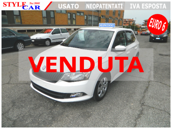 Auto usata SKODA Fabia 1.0 mpi Business 60cv SKODA Fabia 1.0 mpi Business 60cv in vendita da Style car di Mamone Rocco