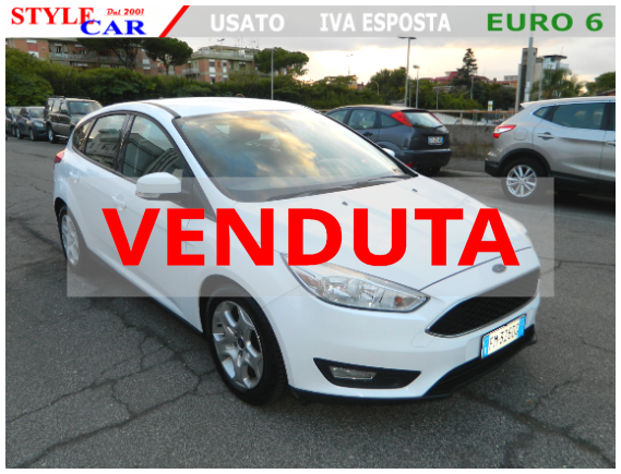 Auto usata FORD Focus 1.5 tdci Plus s&s 95cv 5p FORD Focus 1.5 tdci Plus s&s 95cv 5p in vendita da Style car di Mamone Rocco