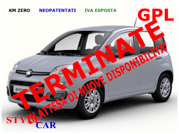 Auto Km zero Fiat PANDA 1.2 GPL 69cv